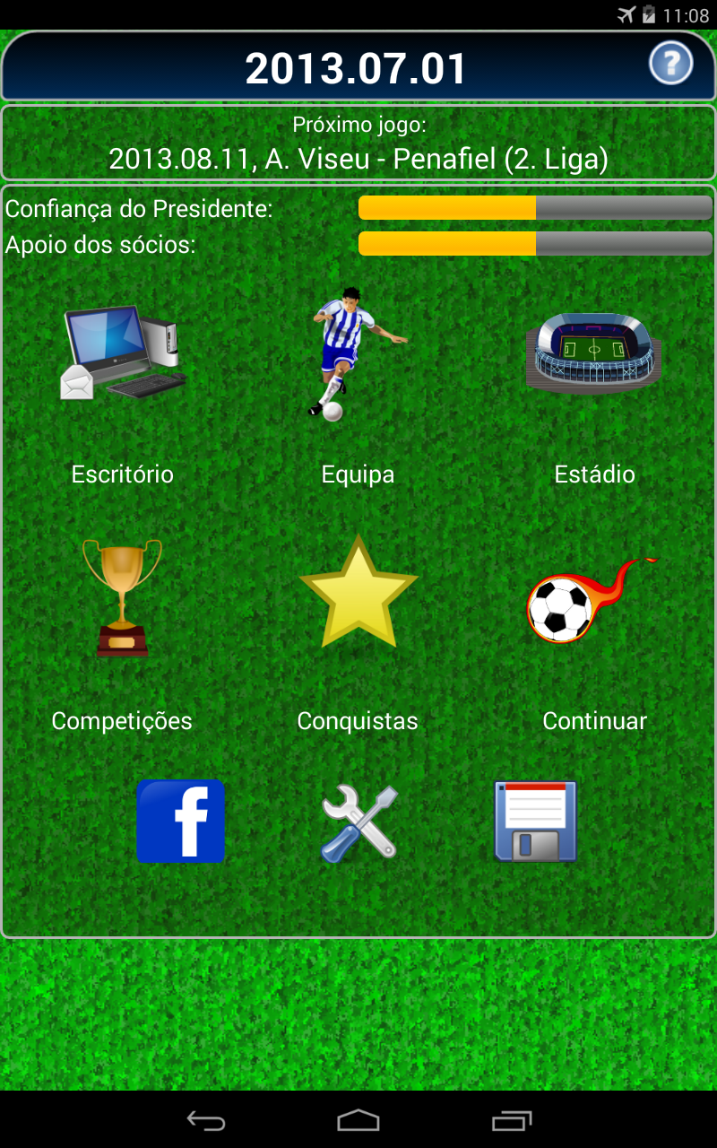 Captura de Tela do Jogo True Football 2