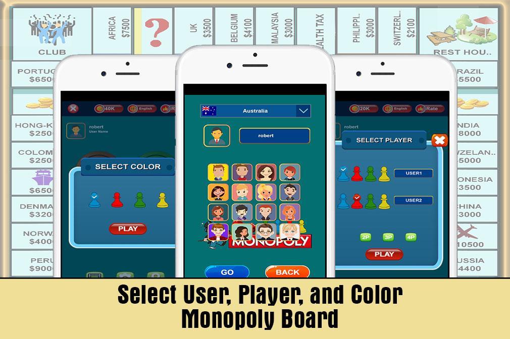 Screenshot of Monopoly Board - Business World