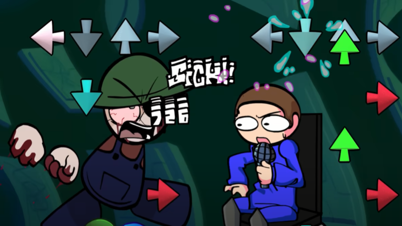 FNF vs Dave and Bambi Game Screenshot