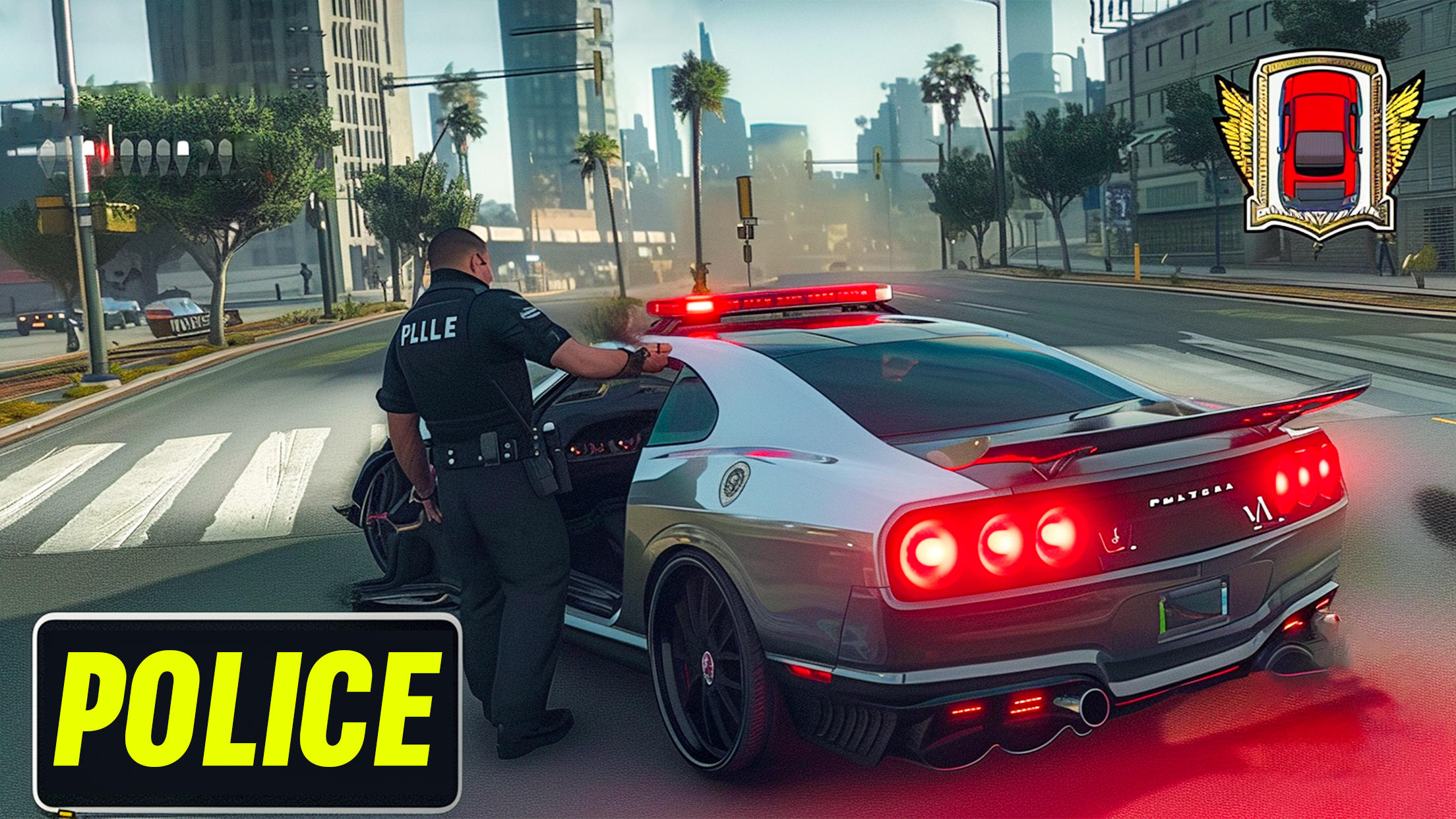 Cuplikan Layar Game US Cop Sim - Police Car Games