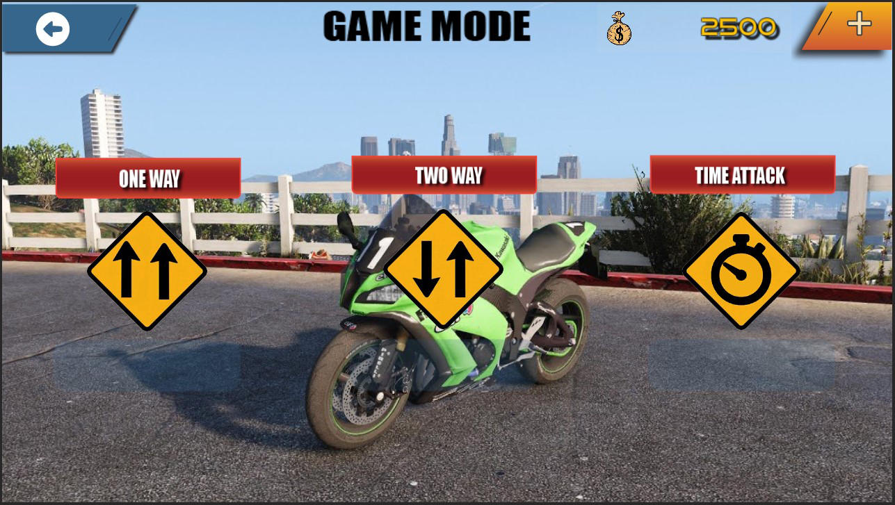 Kawasaki Ninja H2R 3D Games Game Screenshot