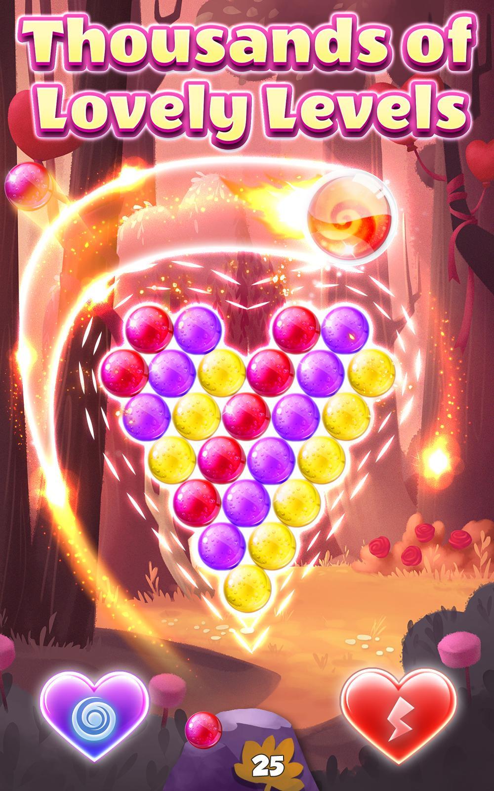Love Bubbles Game Screenshot