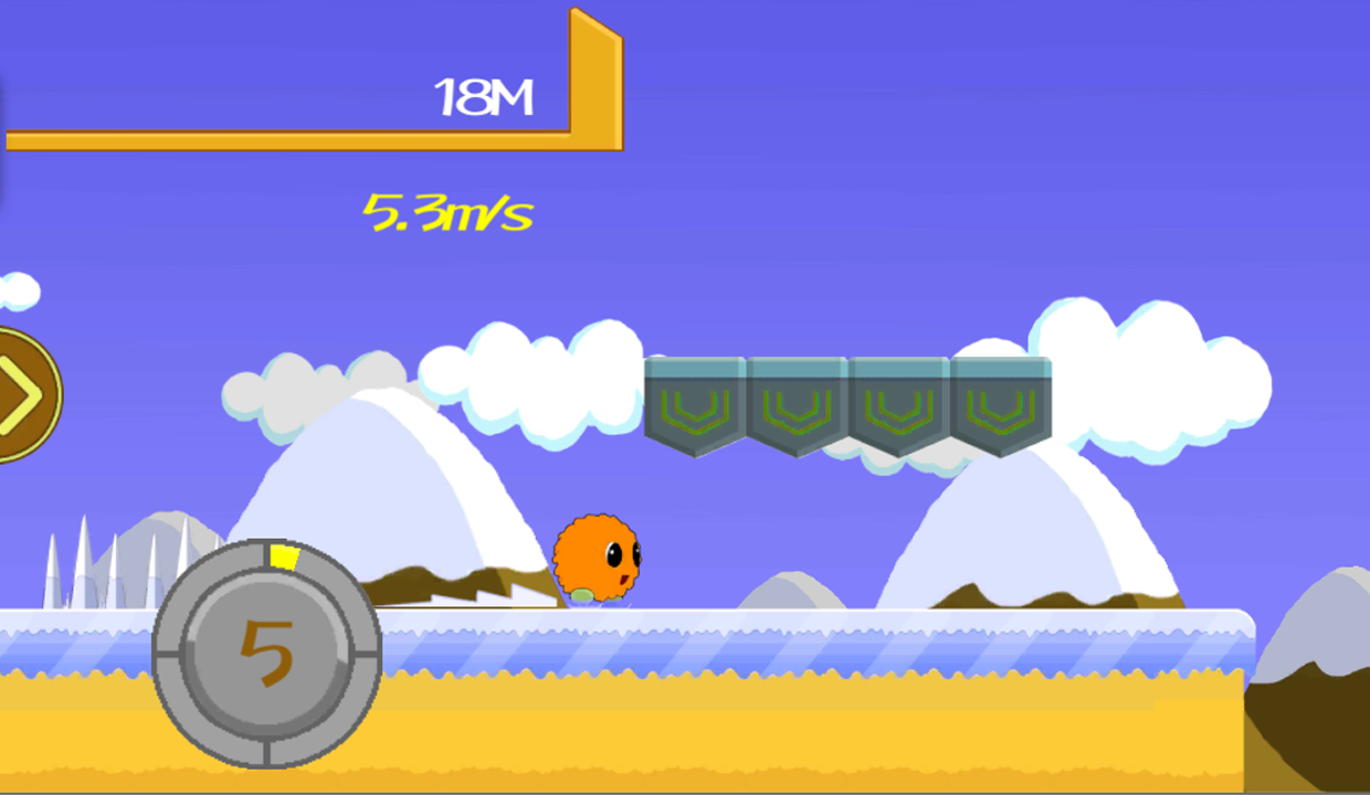 越跳越快 ゲームのスクリーンショット