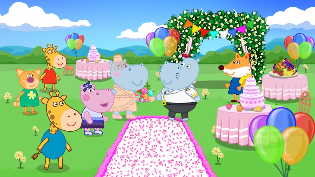 Screenshot of Wedding party. Games for Girls