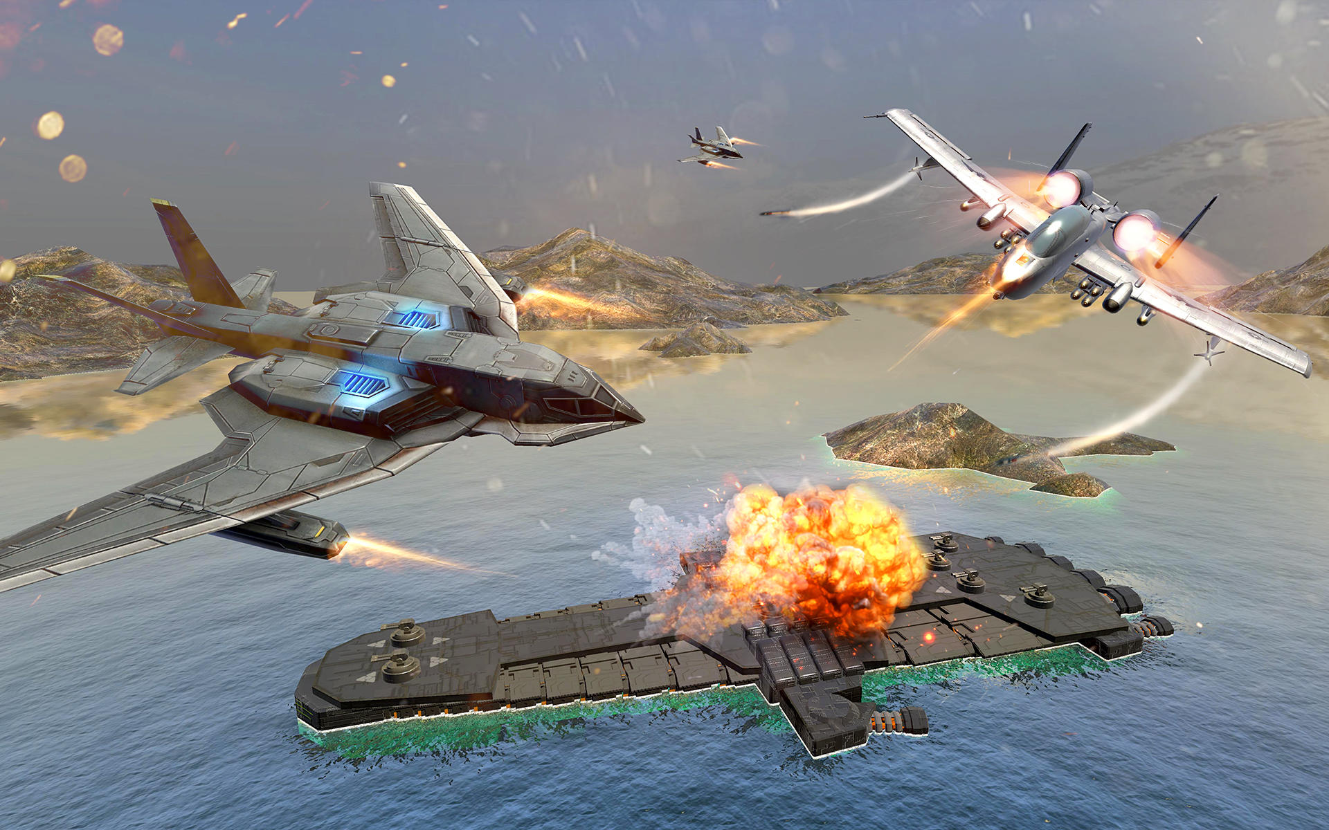 Modern War : Fighter Jet Games ภาพหน้าจอเกม