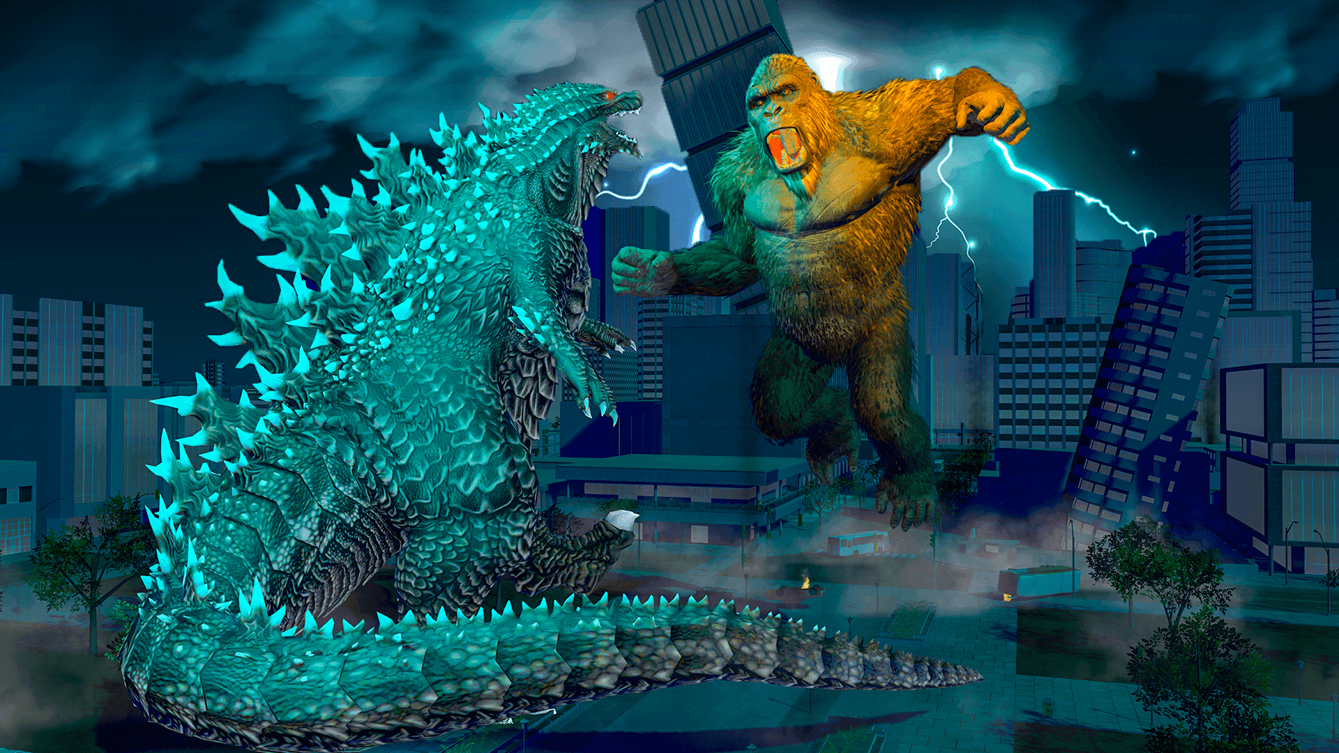 Sim Godzilla vs. King Kong Game Screenshot
