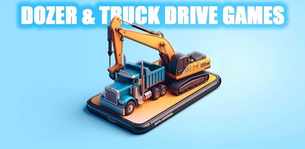  ภาพหน้าจอของวิดีโอ Dozer & Truck Drive Games