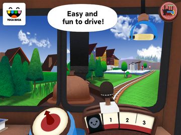 Cuplikan Layar Game Toca Train