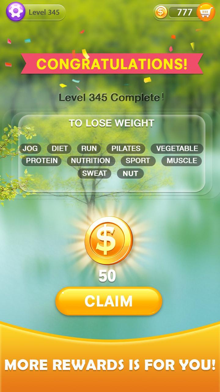 Word Crush ゲームのスクリーンショット