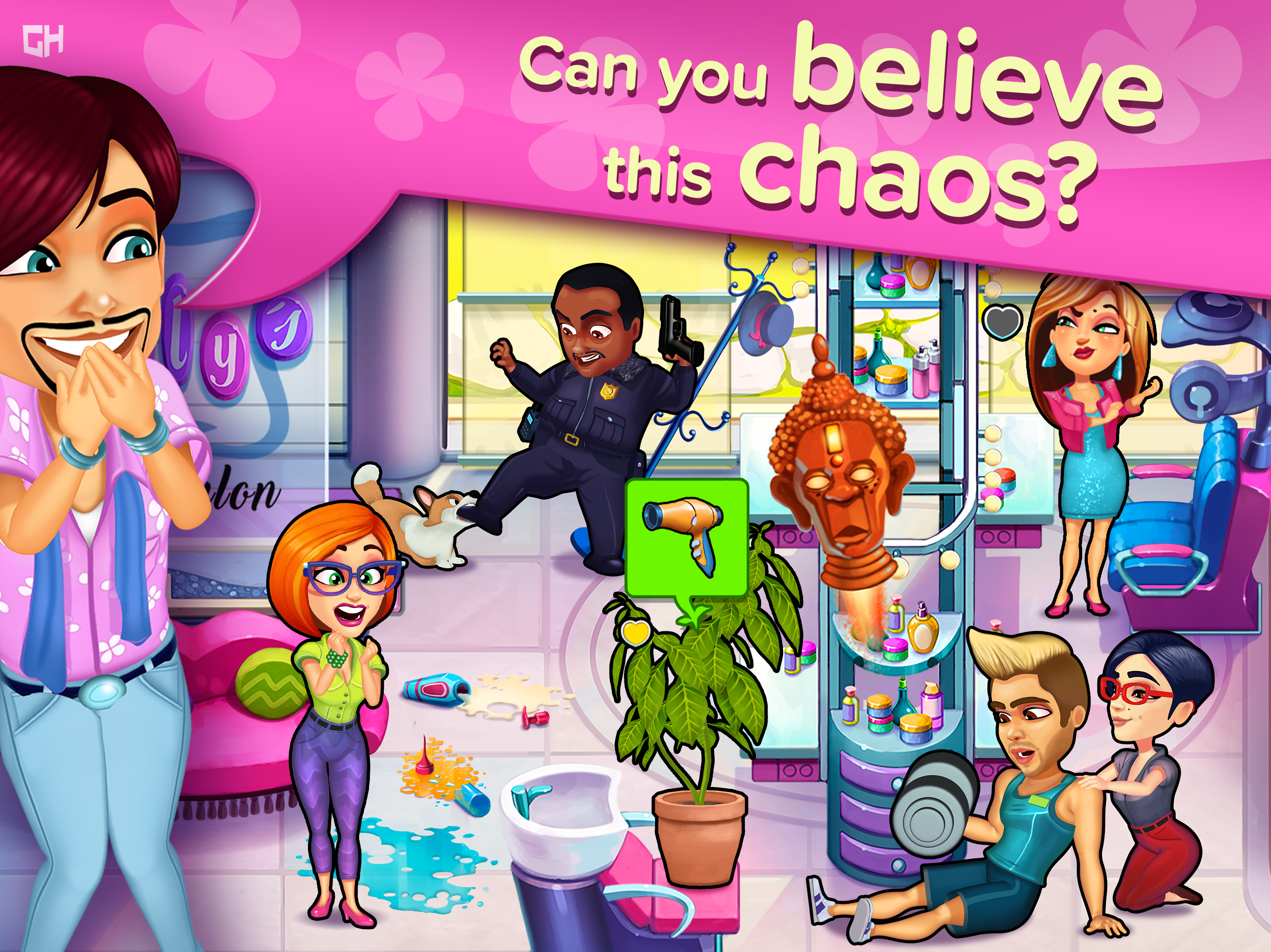 Cuplikan Layar Game Sally's Salon: Hair & Make-Up