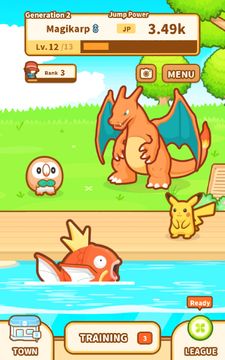 Pokémon: Magikarp Jump Game Screenshot