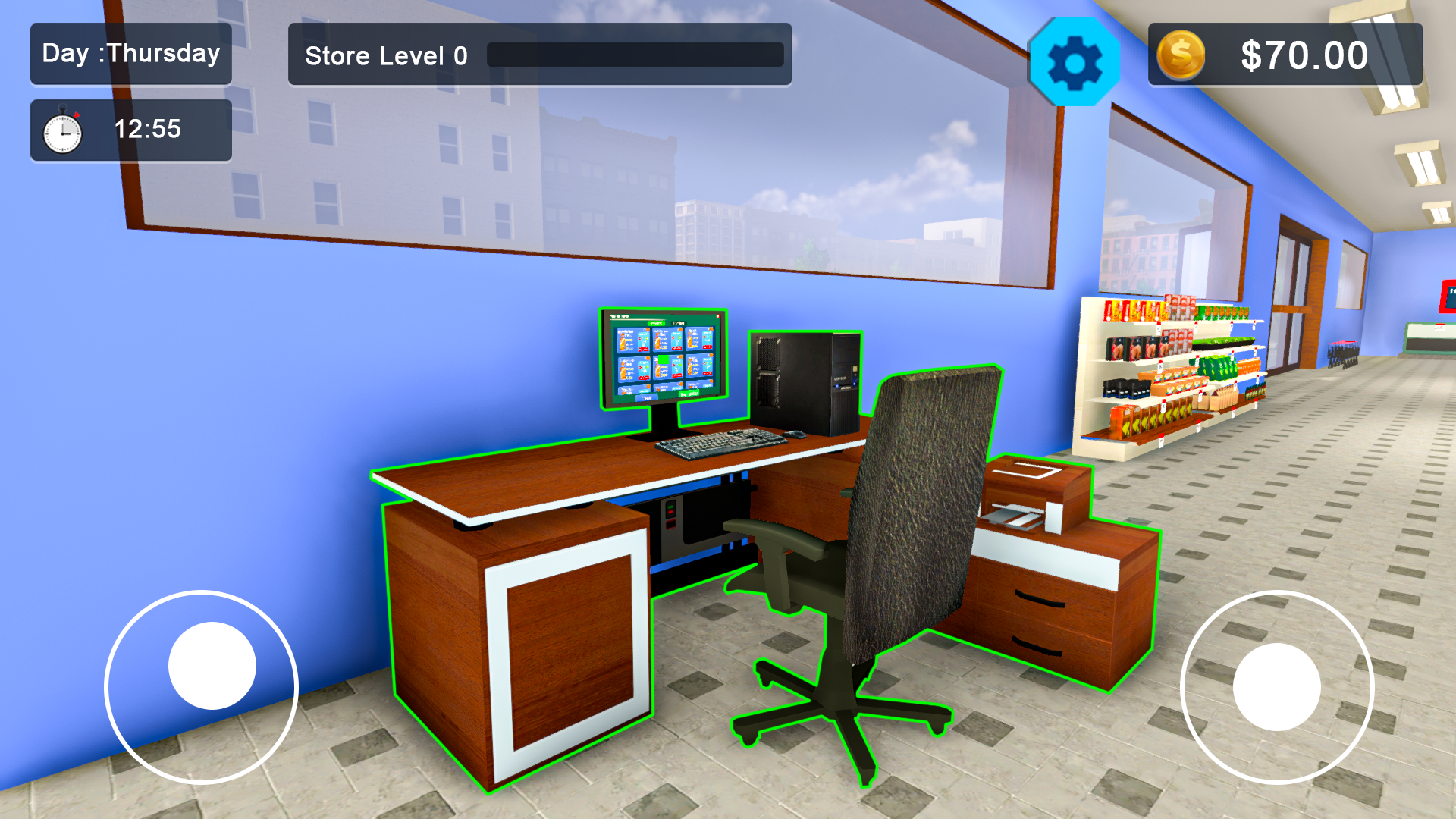 Скриншот игры Supermarket:My Store Simulator