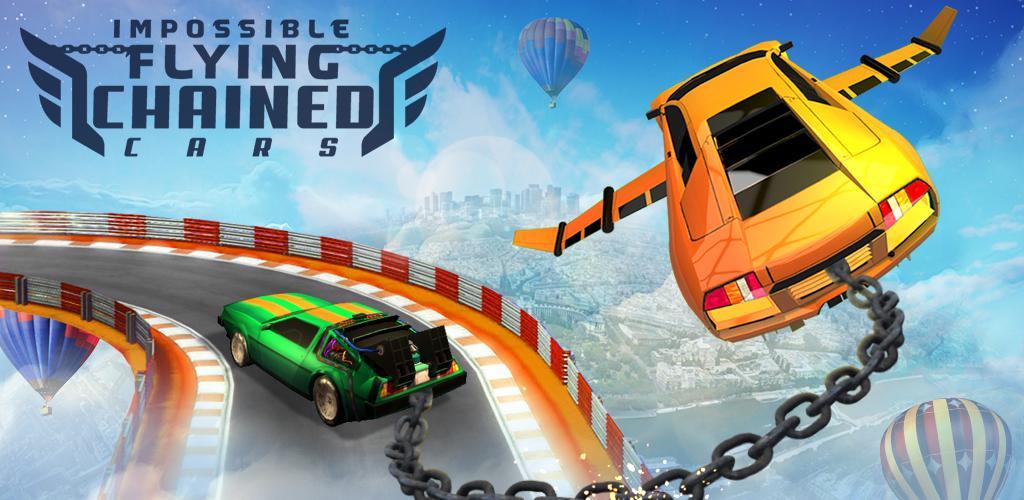 Banner of Impossible Flying Chained Car Games 1.8