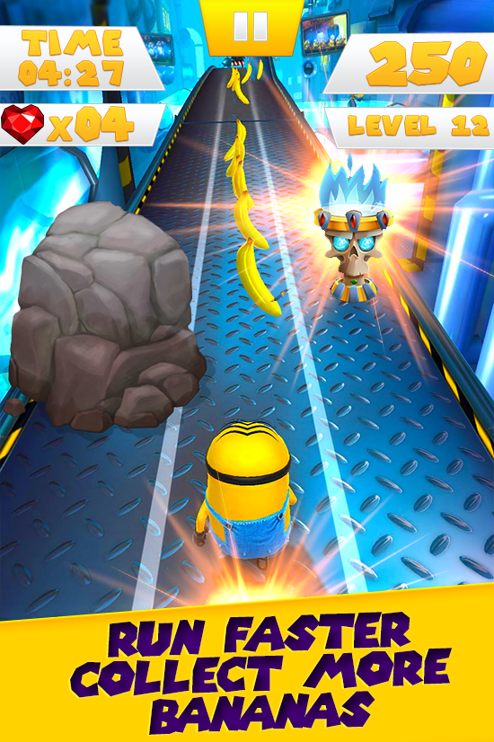 Banana Minion Rush Legends : Adventure 3D Game Screenshot