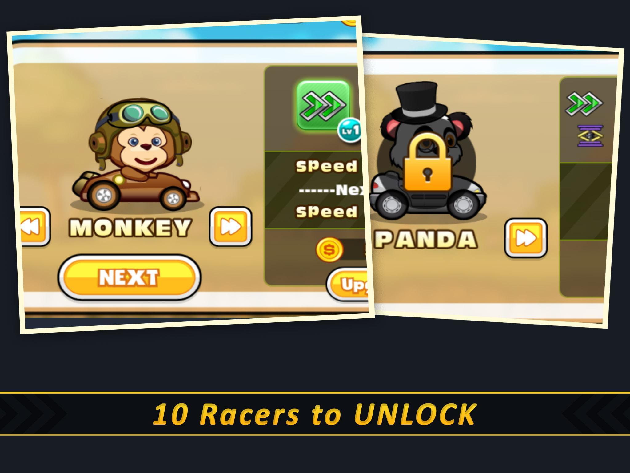 Safari Racing Game Screenshot