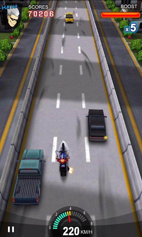 Screenshot of Racing Moto