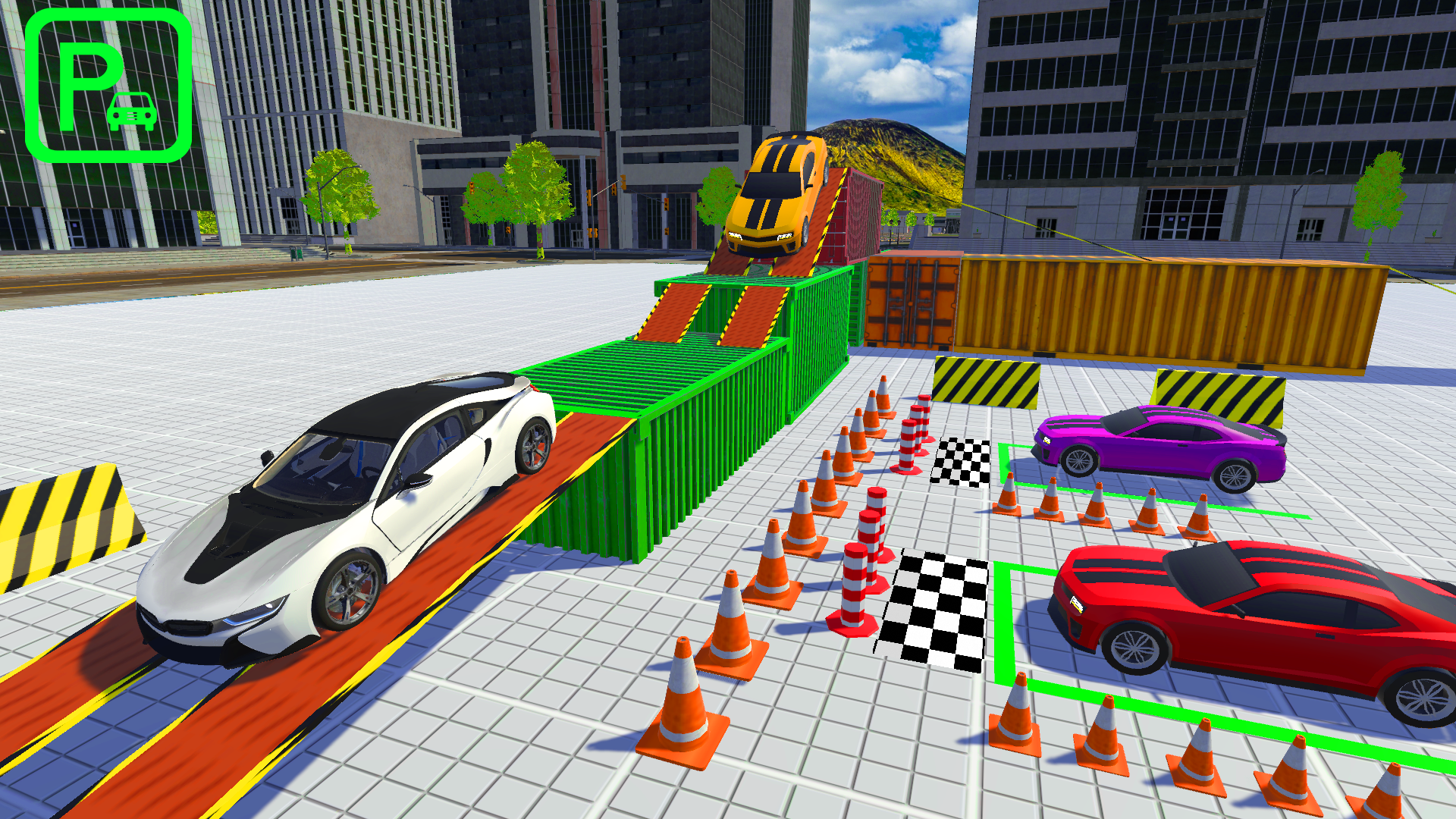 Baixar e jogar cidade dirigindo escola simulador carro parking no