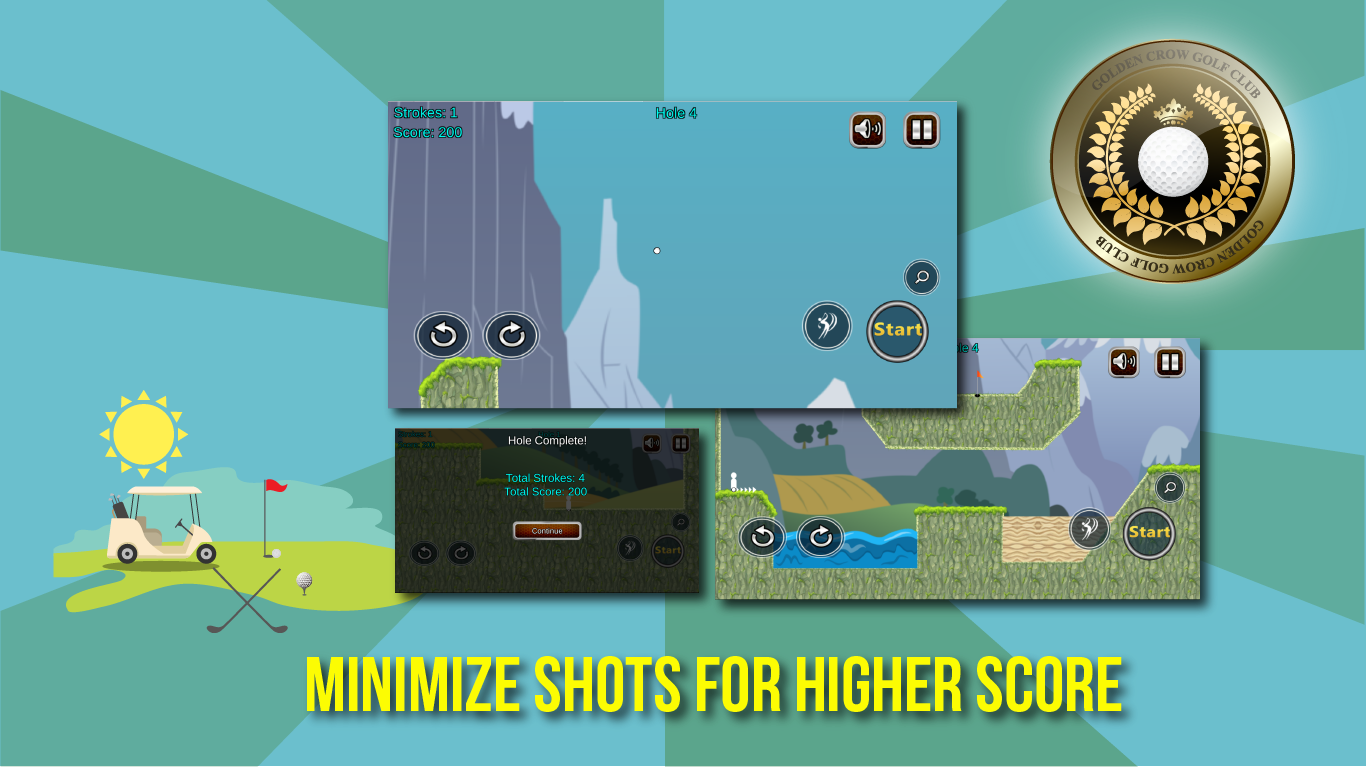 Mini Golf: Power Shot 게임 스크린 샷