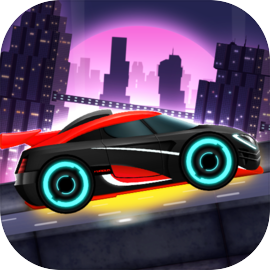 Car Games: Neon Rider Drives Sport Cars