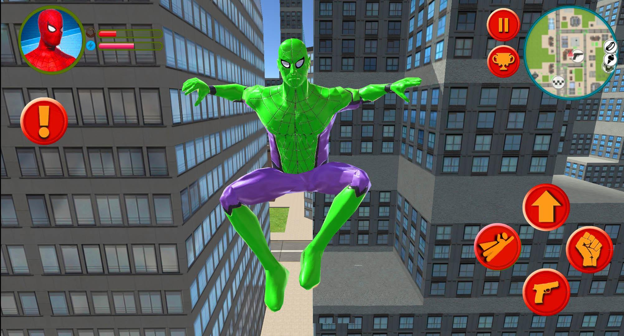 Spider Rope Hero Man Vegas Crime Simulator Game Screenshot
