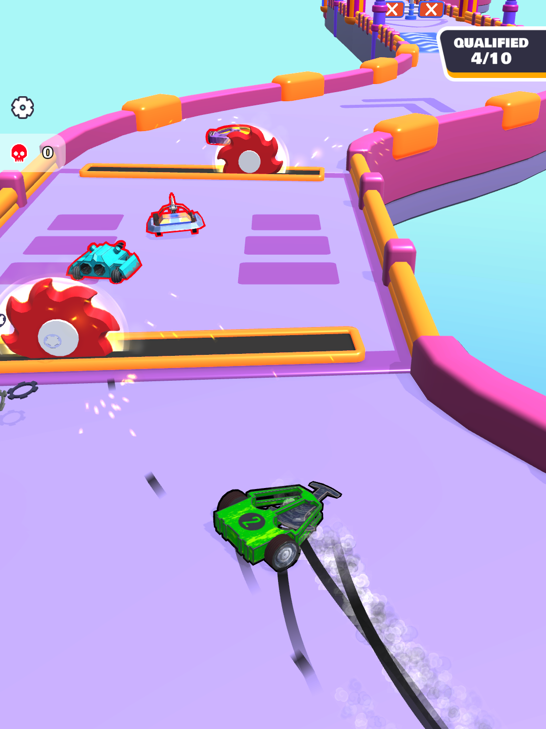 Robo Race Wars Game Screenshot