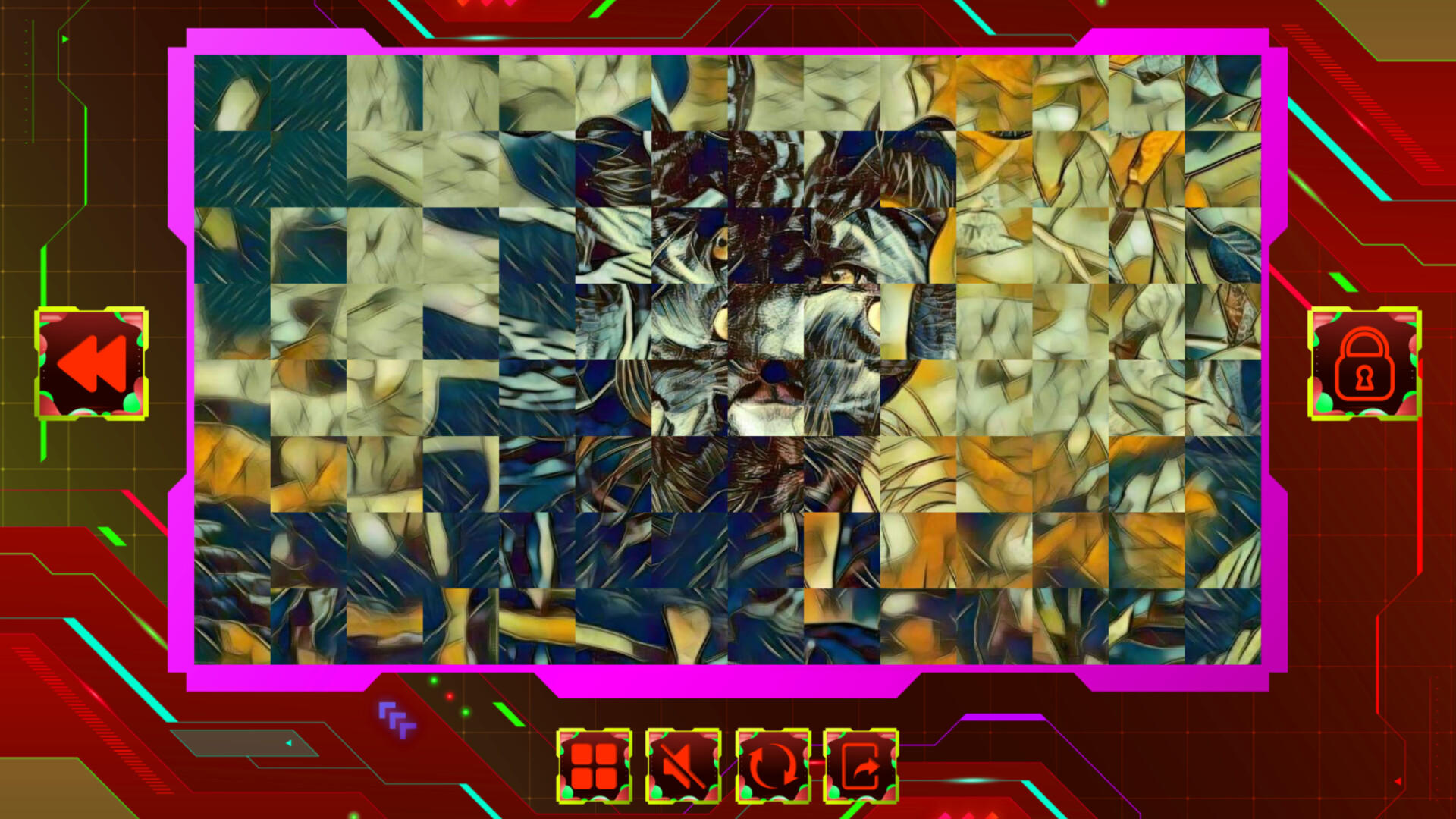 Twizzle Puzzle: Predators screenshot game