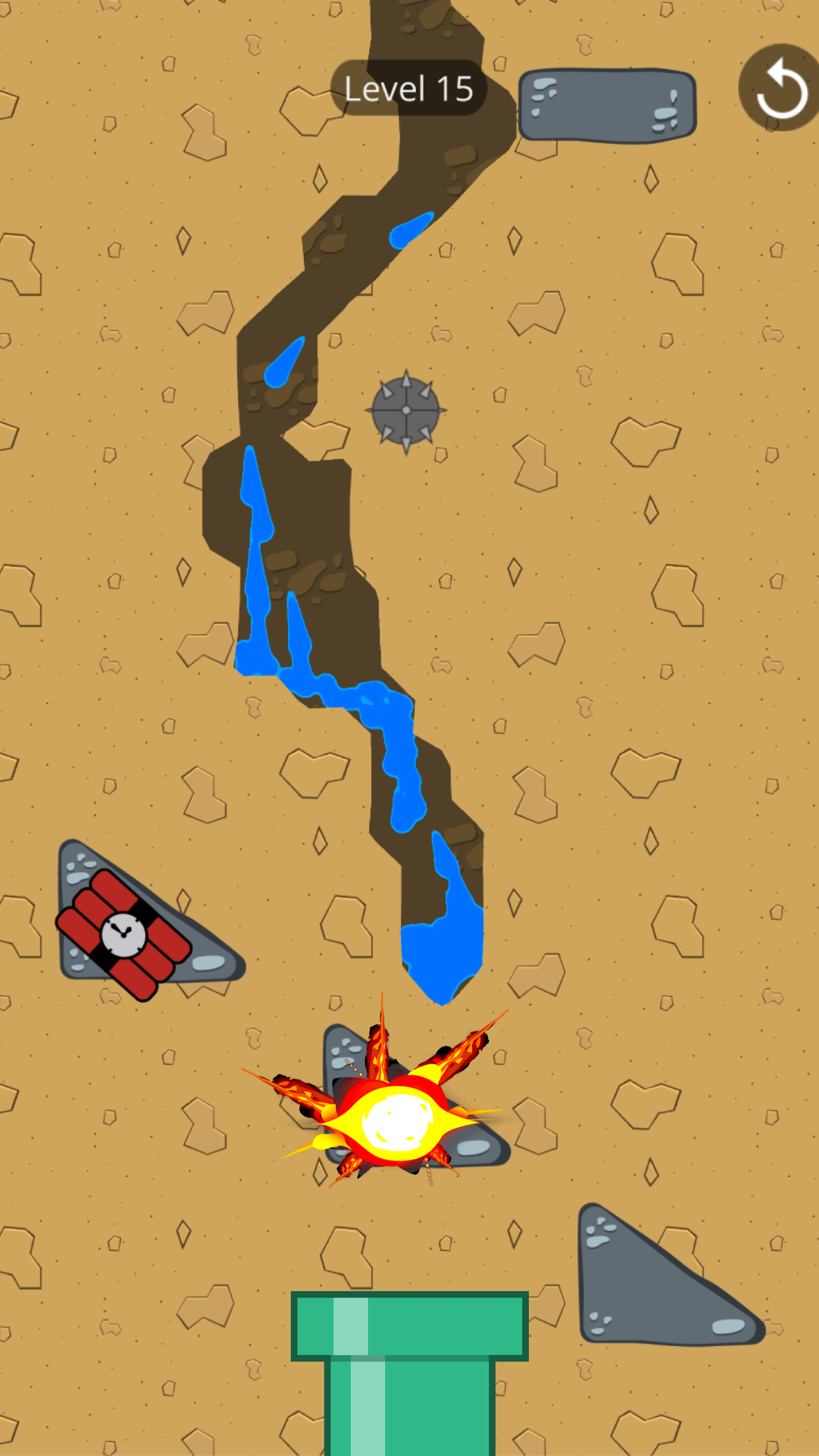 Cuplikan Layar Game Water Dig