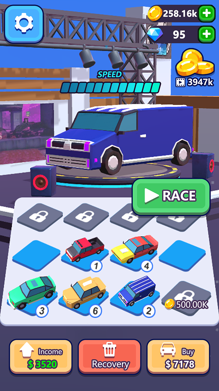 wild race-speed racing ゲームのスクリーンショット