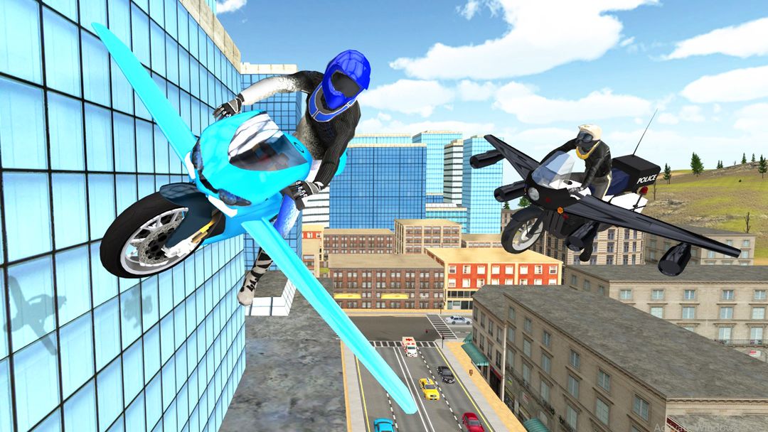 Flying Motorbike Simulator screenshot game