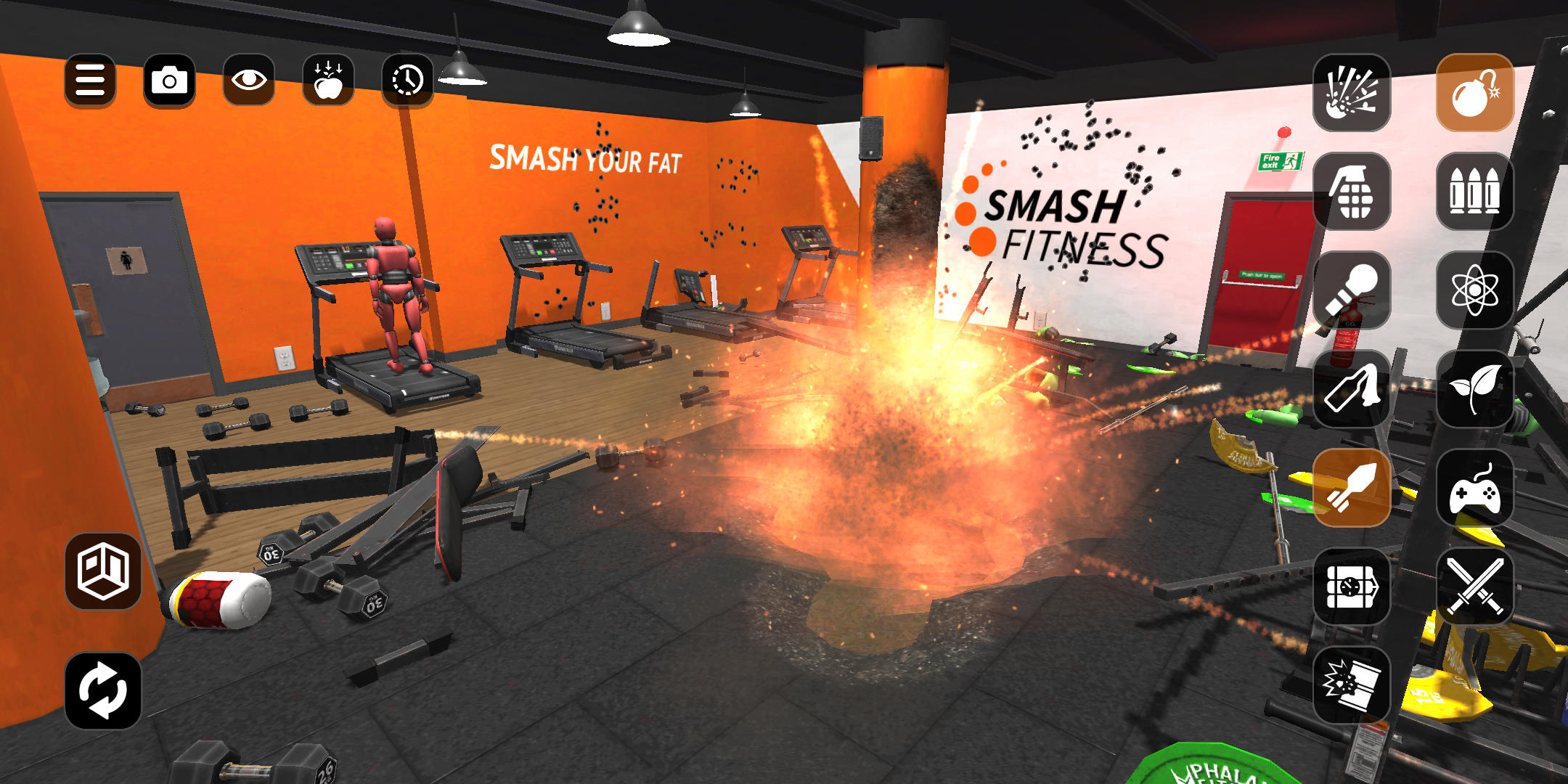 Room Smash screenshot game