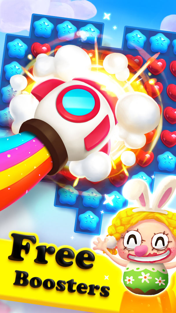 Crazy Candy Bomb - 달콤한 매치 3 게임 게임 스크린 샷