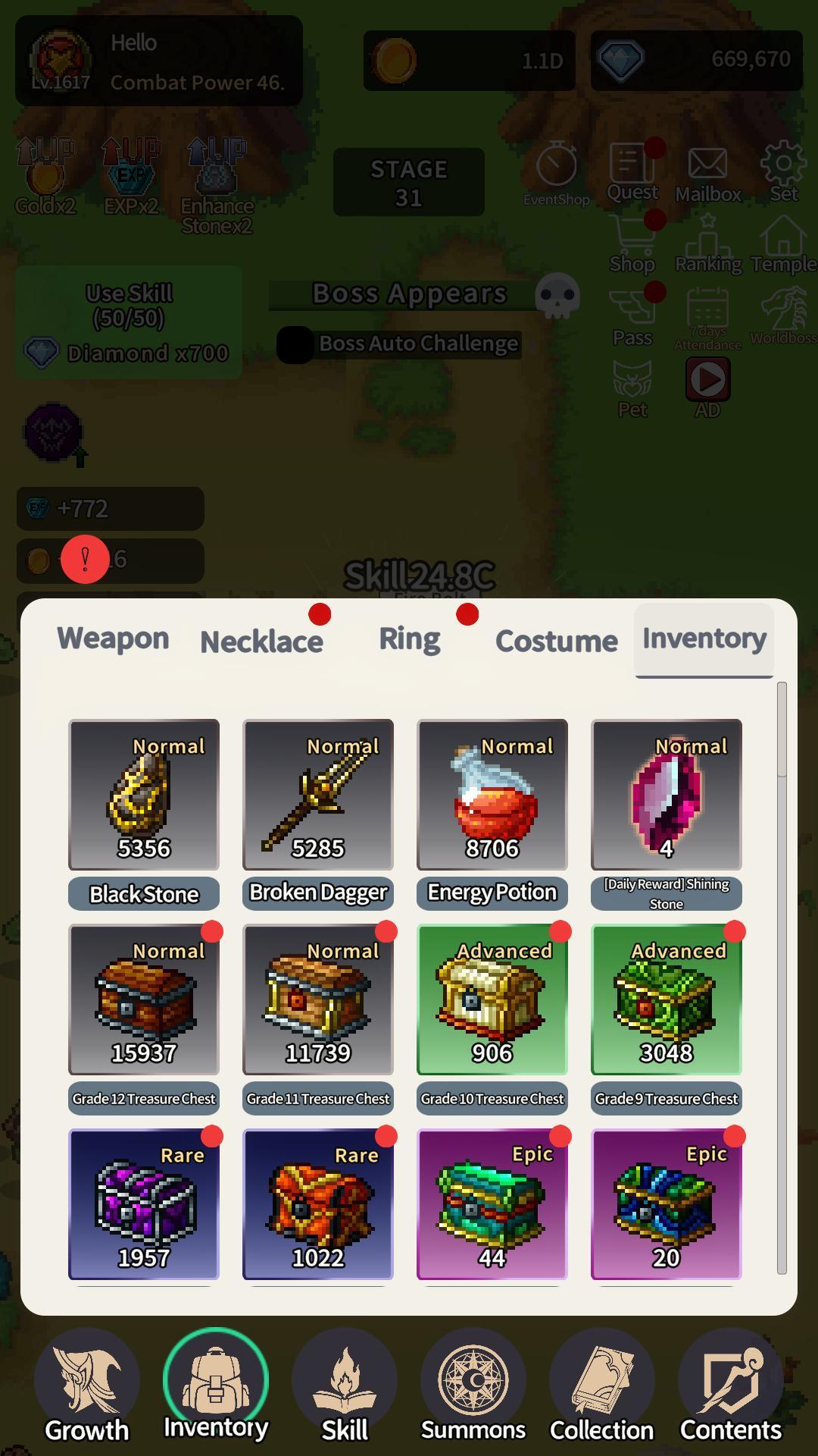 Legend Magician : Idle RPG Game Screenshot