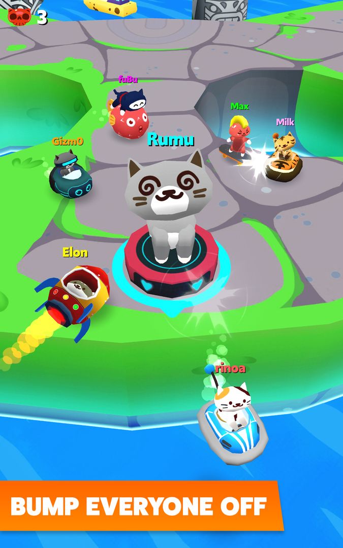 Screenshot of Bumper Cats