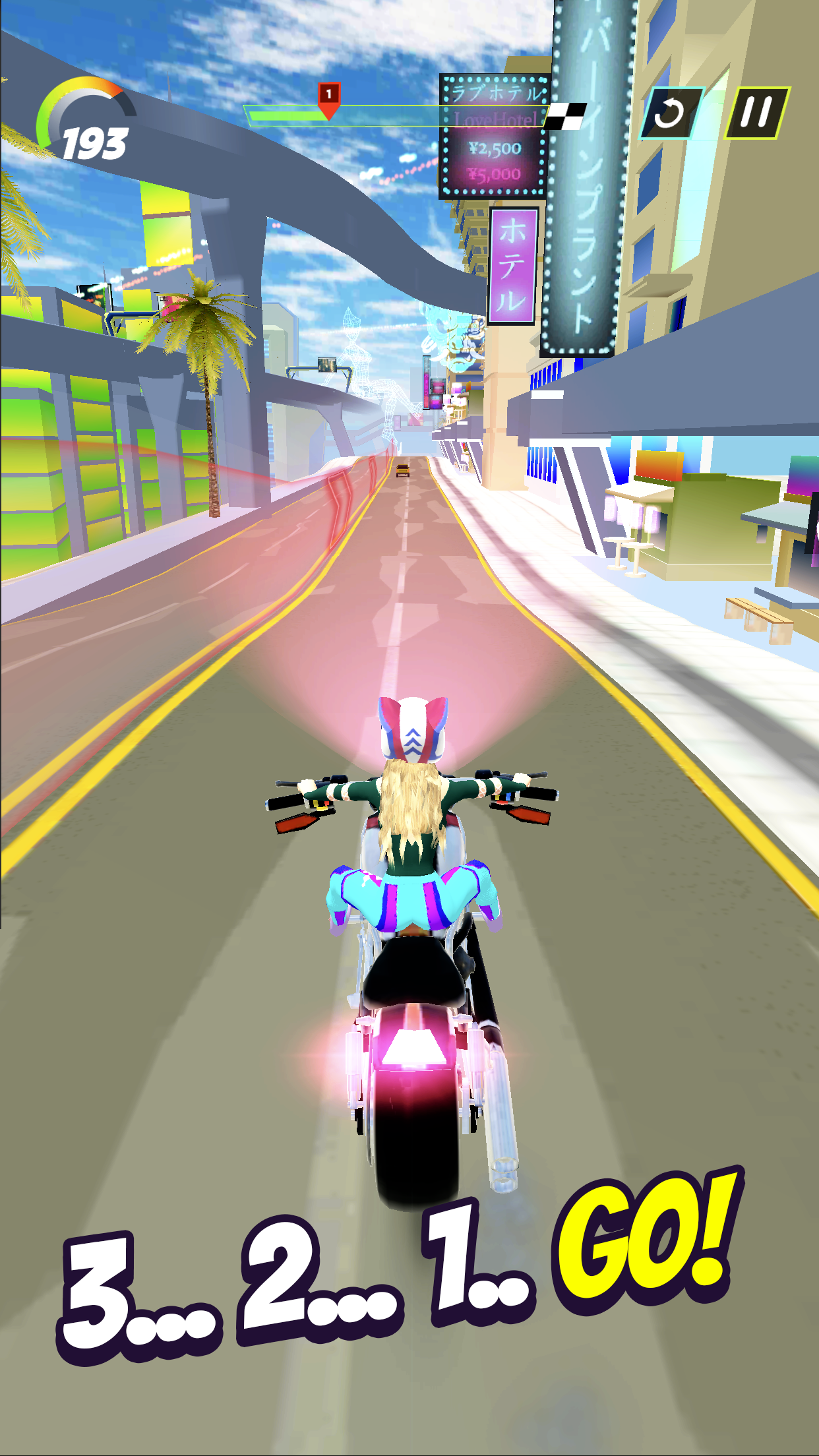 Screenshot 1 of 와일드 휠: 오토바이 레이싱 게임 1.1.6