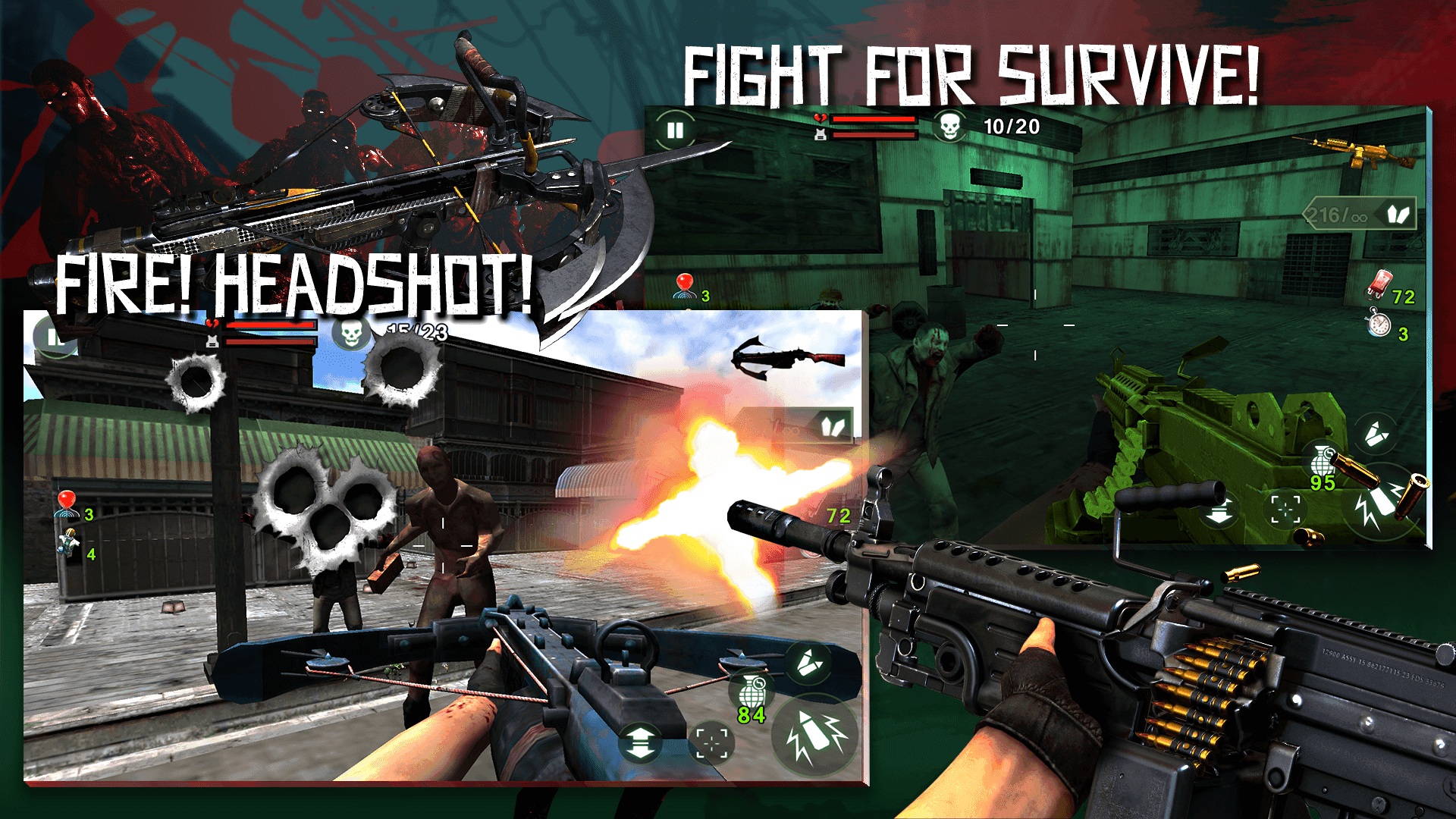 Zombie Reaper Squad Game Screenshot