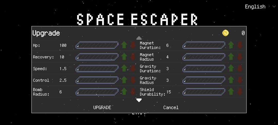 Screenshot of Space Escaper - Pixel Shooting