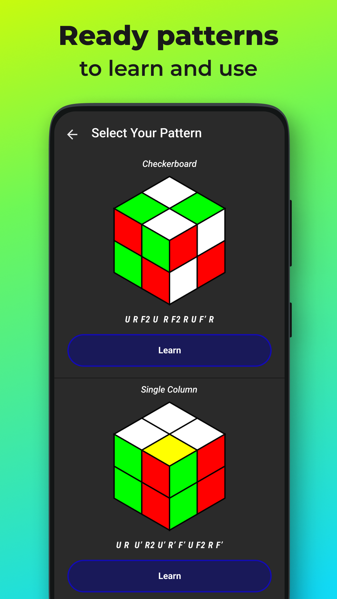Screenshot of Cube Cipher - Cube Solver