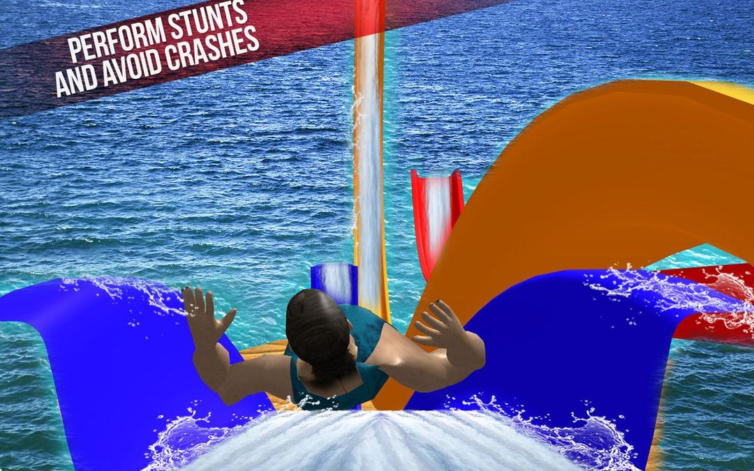 Sky Water Slide Flip Adventure Diving Stunts 게임 스크린 샷