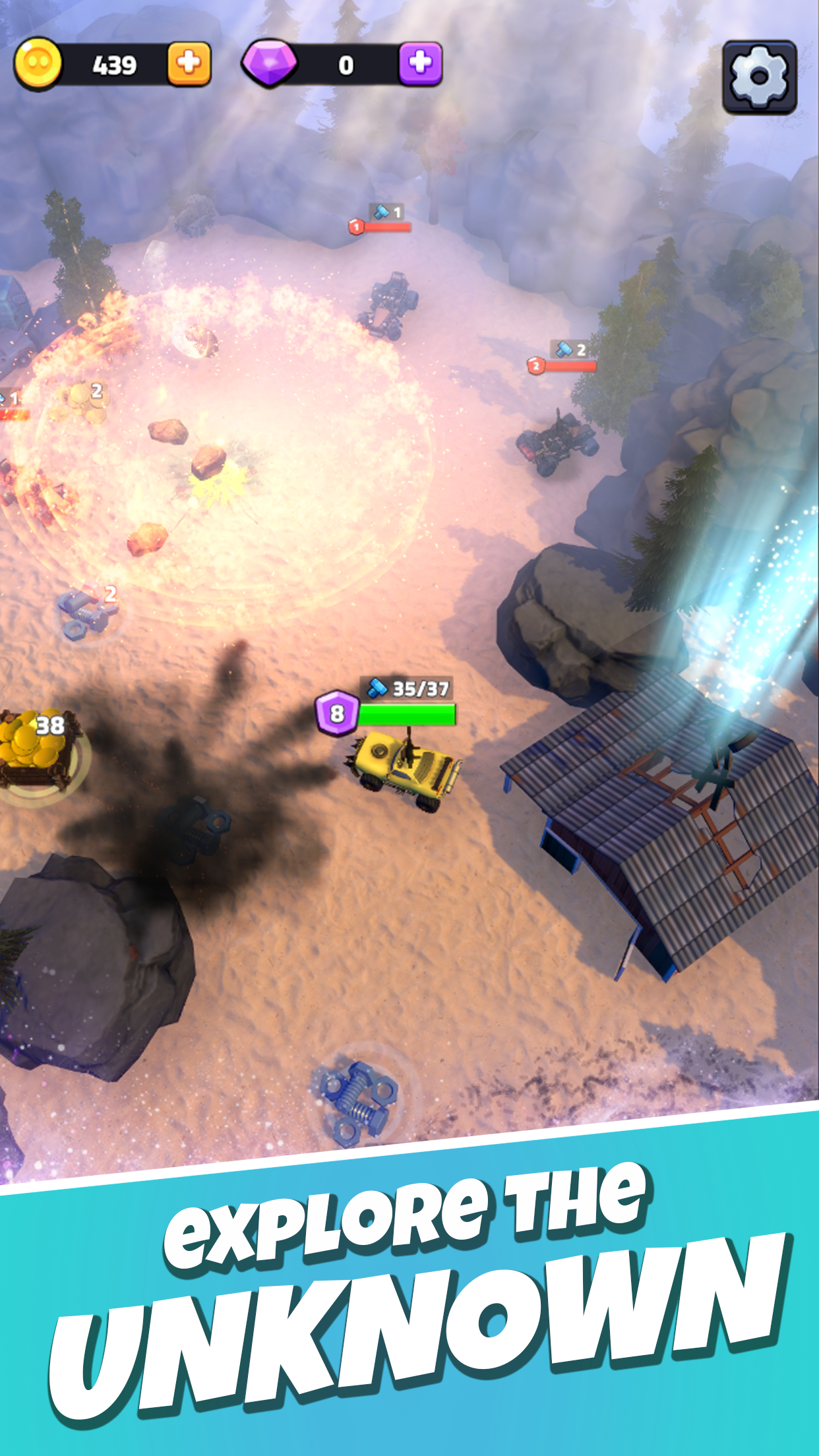 Wasteland Racers ゲームのスクリーンショット