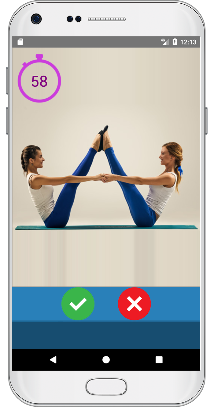 Yoga Challenge App Game Screenshot