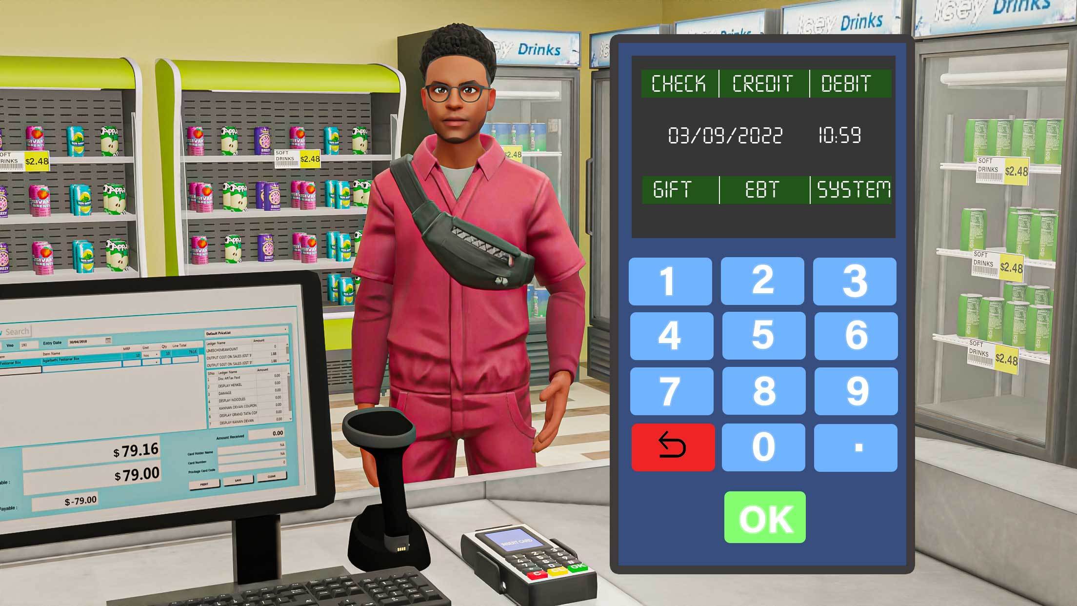 Grocery Supermarket Simulator Game Screenshot