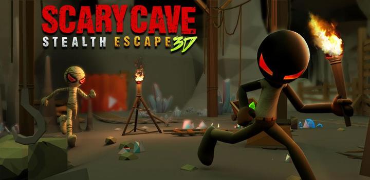 Banner of Scary Cave Stealth Escape 3D 1.4