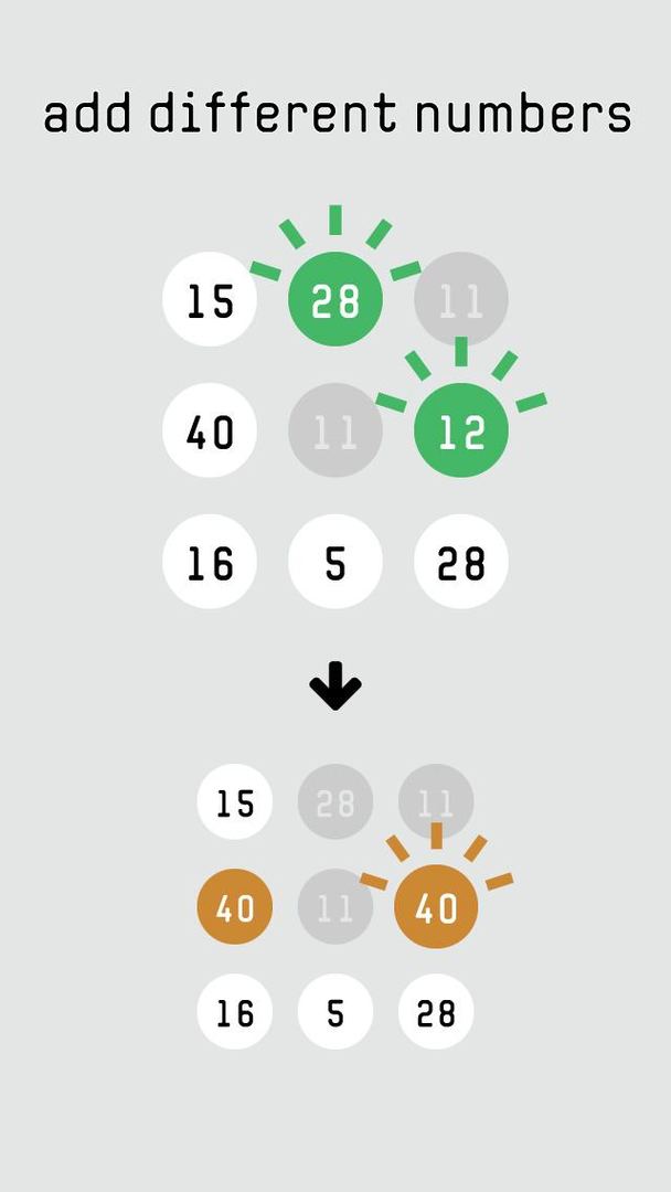 Screenshot of Number Match brain&puzzle game