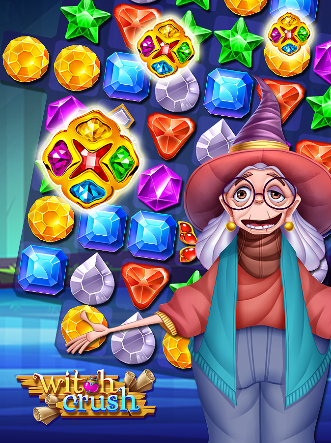 Screenshot of Witch Crush Puzzle