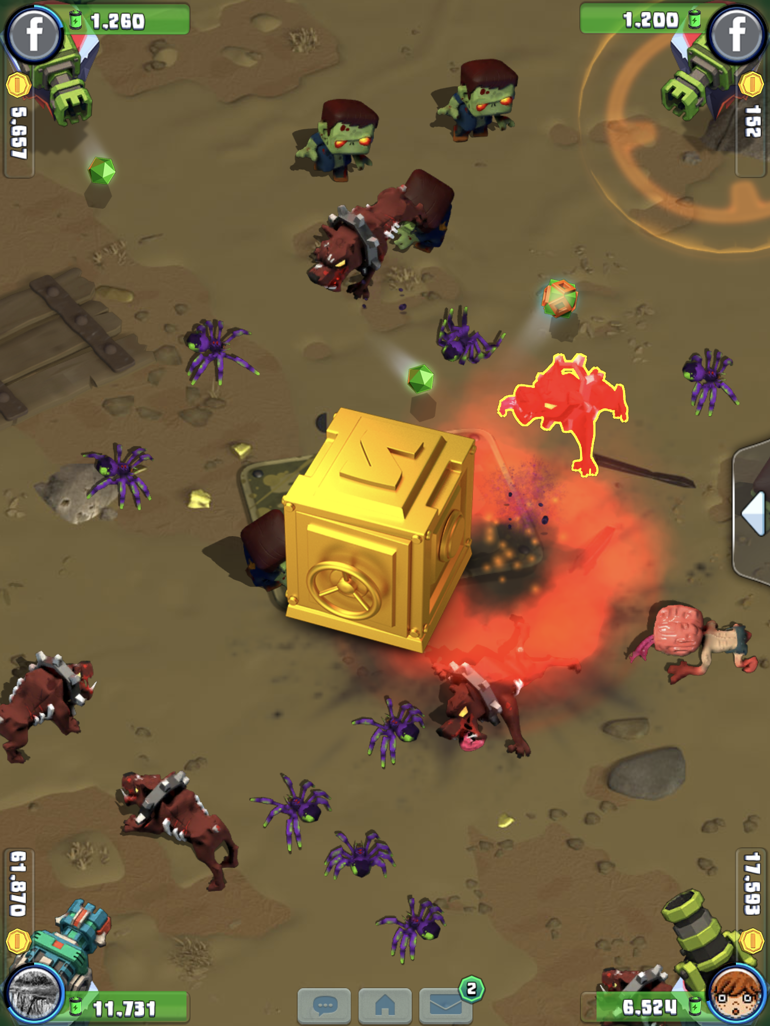 Shoot Like Hell: Zombie Hunter Game Screenshot