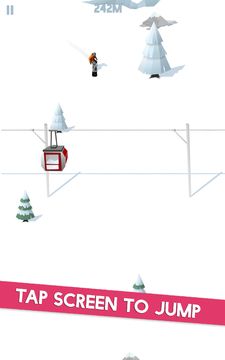 Скриншот игры Endless Mountain: A Snowboardi