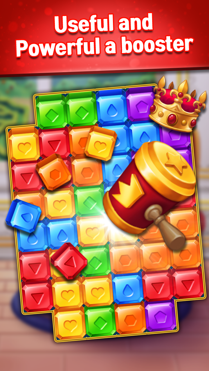 Jewels King : Castle Blast Game Screenshot