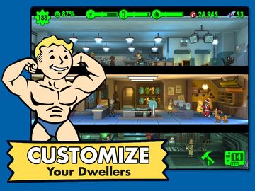 Cuplikan Layar Game Fallout Shelter