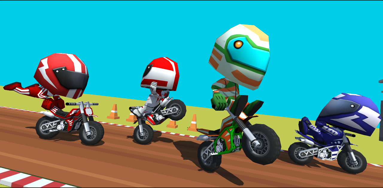 Screenshot of Mini Dirt Bike Stunt Game
