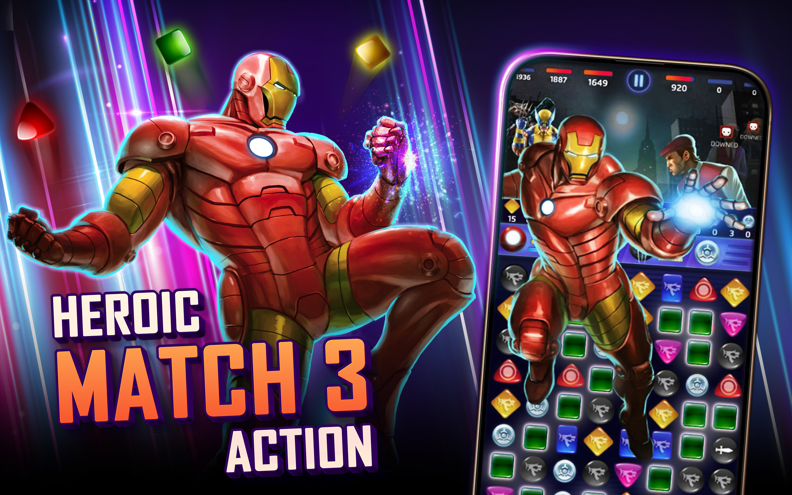 MARVEL Puzzle Quest: Match RPG Game Screenshot